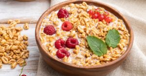 Bowl of Homemade Cream of Wheat Porridge