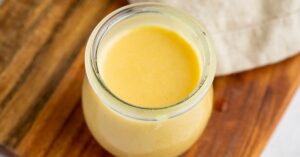 Bowl of Homemade Outback Honey Mustard Dressing