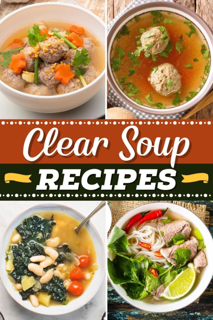 Clear Soup Recipes