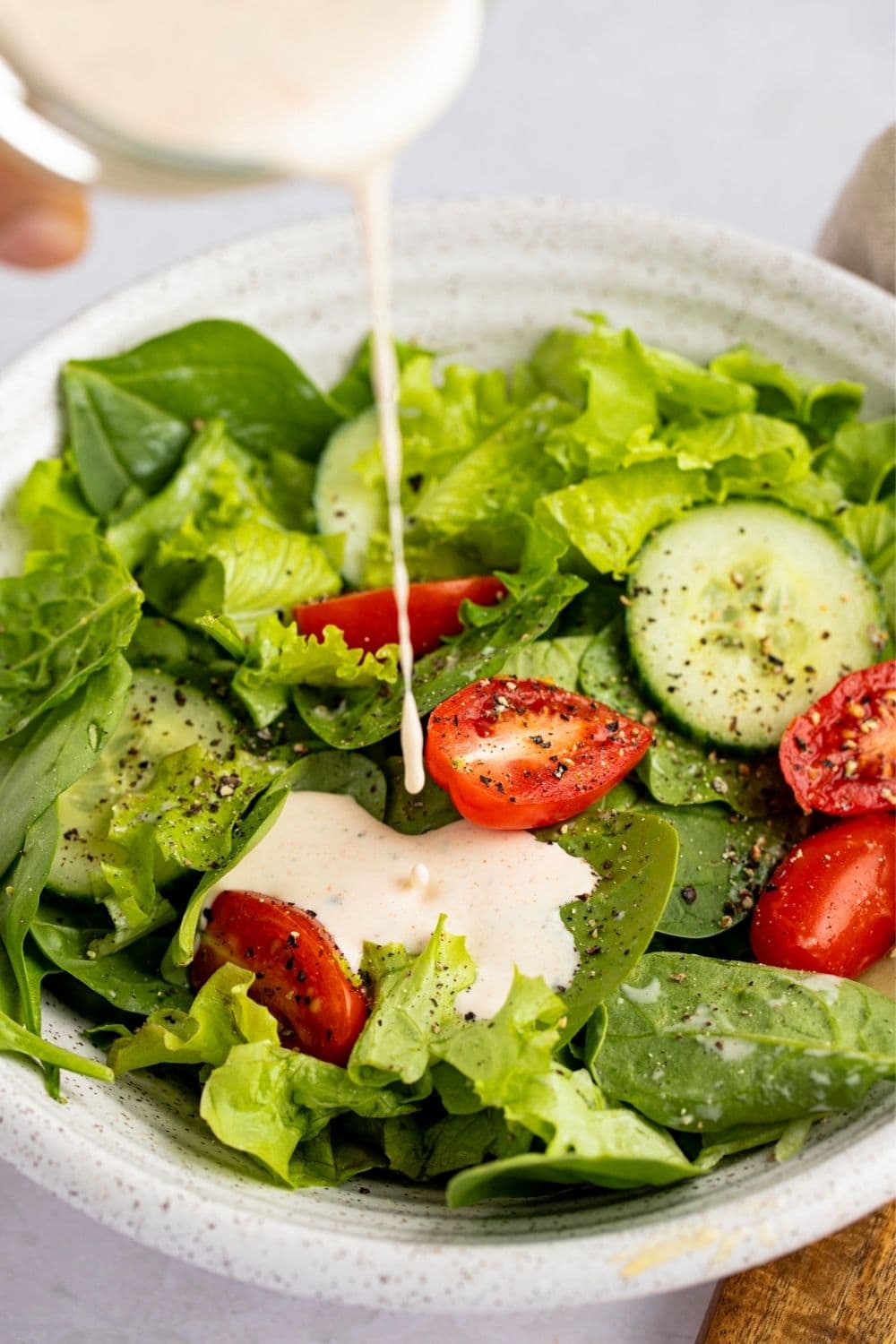 Fresh Vegetables with Ranch Dressings