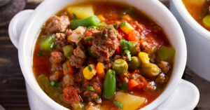 Ground Beef Vegetable Soup