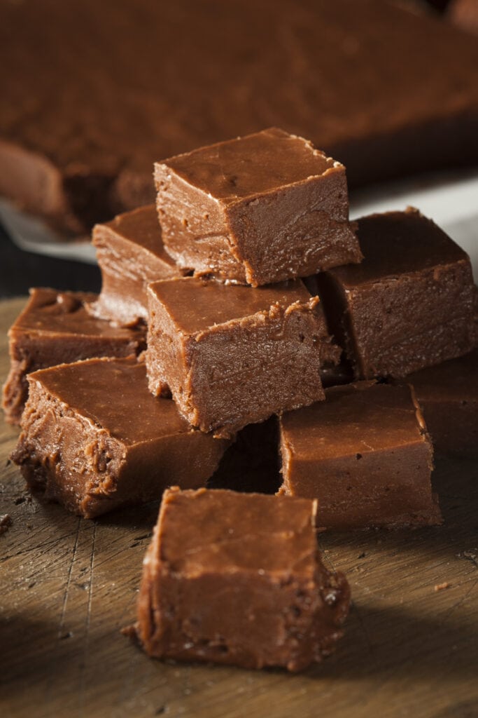 Homemade Dark Chocolate Fudge