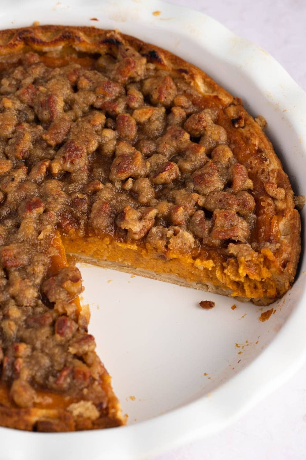 Homemade Sweet Potato Pecan Pie