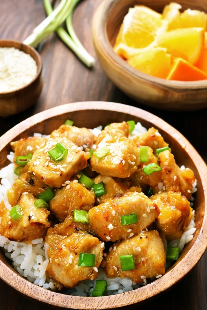 Panda Express orange chicken