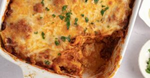 Savory Homemade Baked Ziti