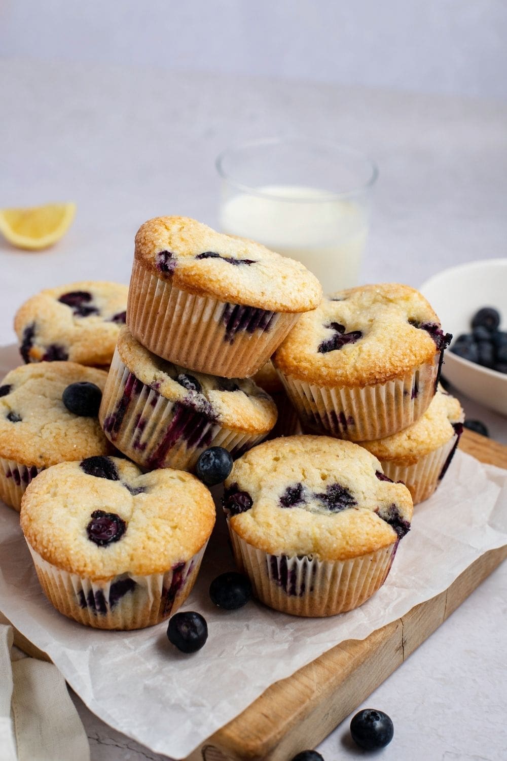 Soft and Buttery Blueberry Muffins