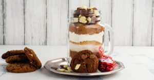 Sweet Homemade Chocolate Chip Cookie Mix in a Mason Jar