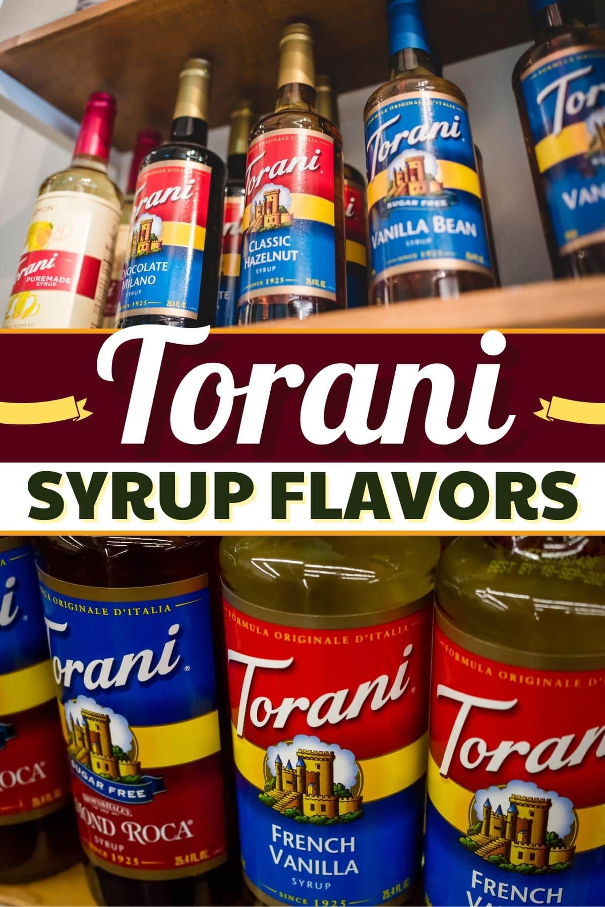 Torani Syrup Flavors