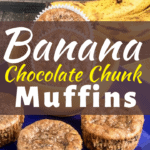 Banana Chocolate Chunk Muffins