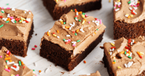 Buttercream Chocolate Cake with Colorful Sprinkles