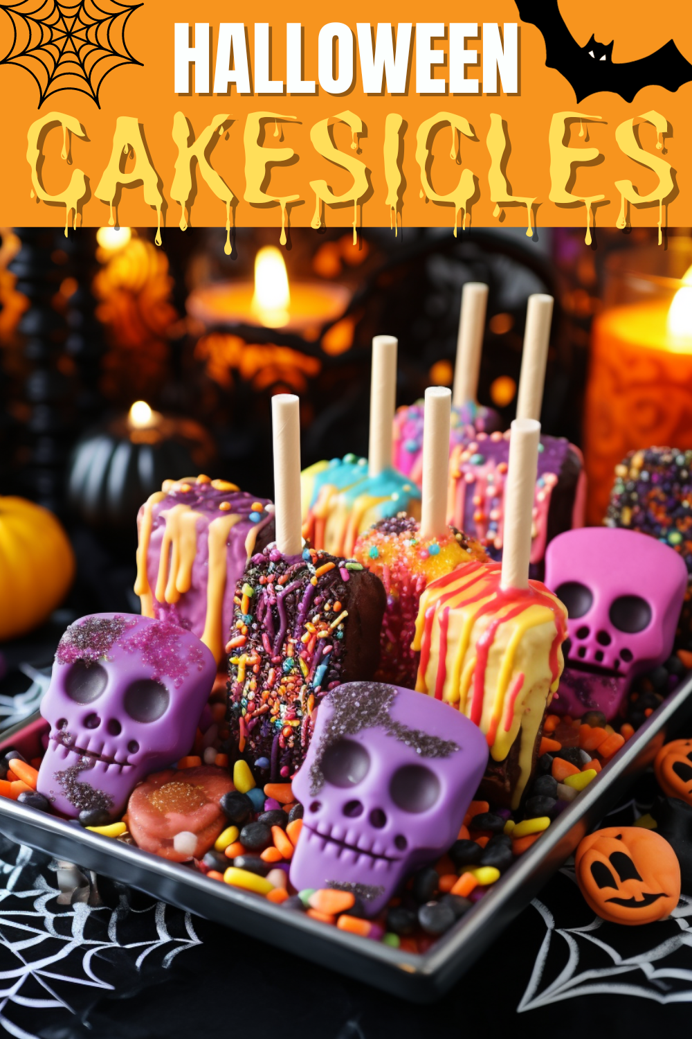 Halloween Cakesicles