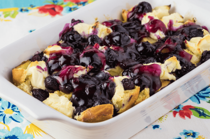 Blueberry French Toast Casserole