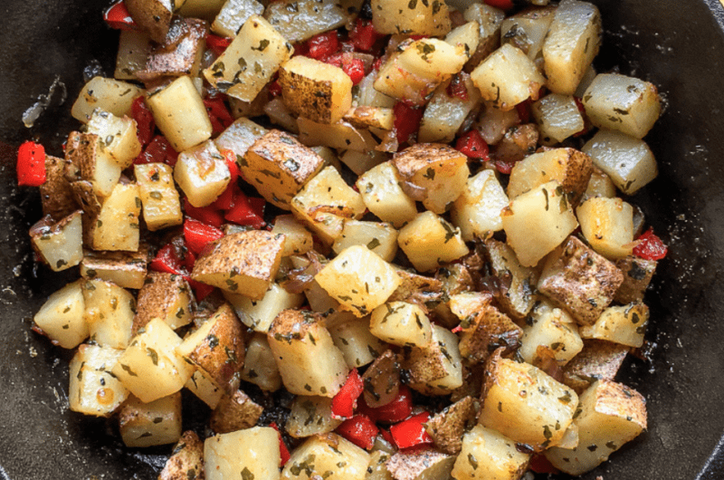 Easy Parmesan Breakfast Potatoes