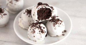 White Chocolate Oreo Cookie Balls